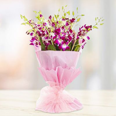 Heart Winning Orchids Bouquet